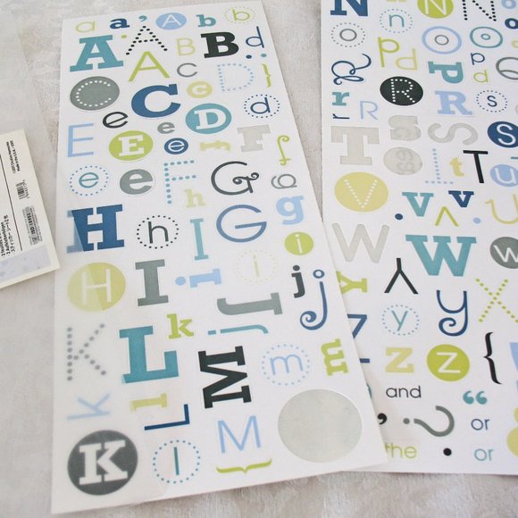 1 pkg Creative Memories Reflections ABC Sticker, 1 pkg Reflections Titles - Picture 1 of 5